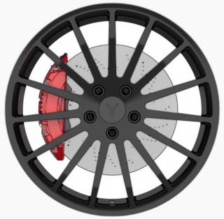 Диск штамп. Vissol F-3117 21x8.5J/5x120 D66.1 ET30 Gloss Black