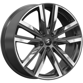 Диск литой Premium Series KP014 Teramont 20x8.0J/5x108 D65.1 ET36 Diamond Black Gris