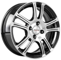 Диск литой X'trike X-105М 15x6.0J/4x108 D65.1 ET25 BK/FP