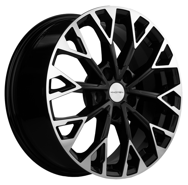 Диск литой Khomen Wheels KHW1718 17x7.0J/5x108 D59.5 ET49 Black-FP