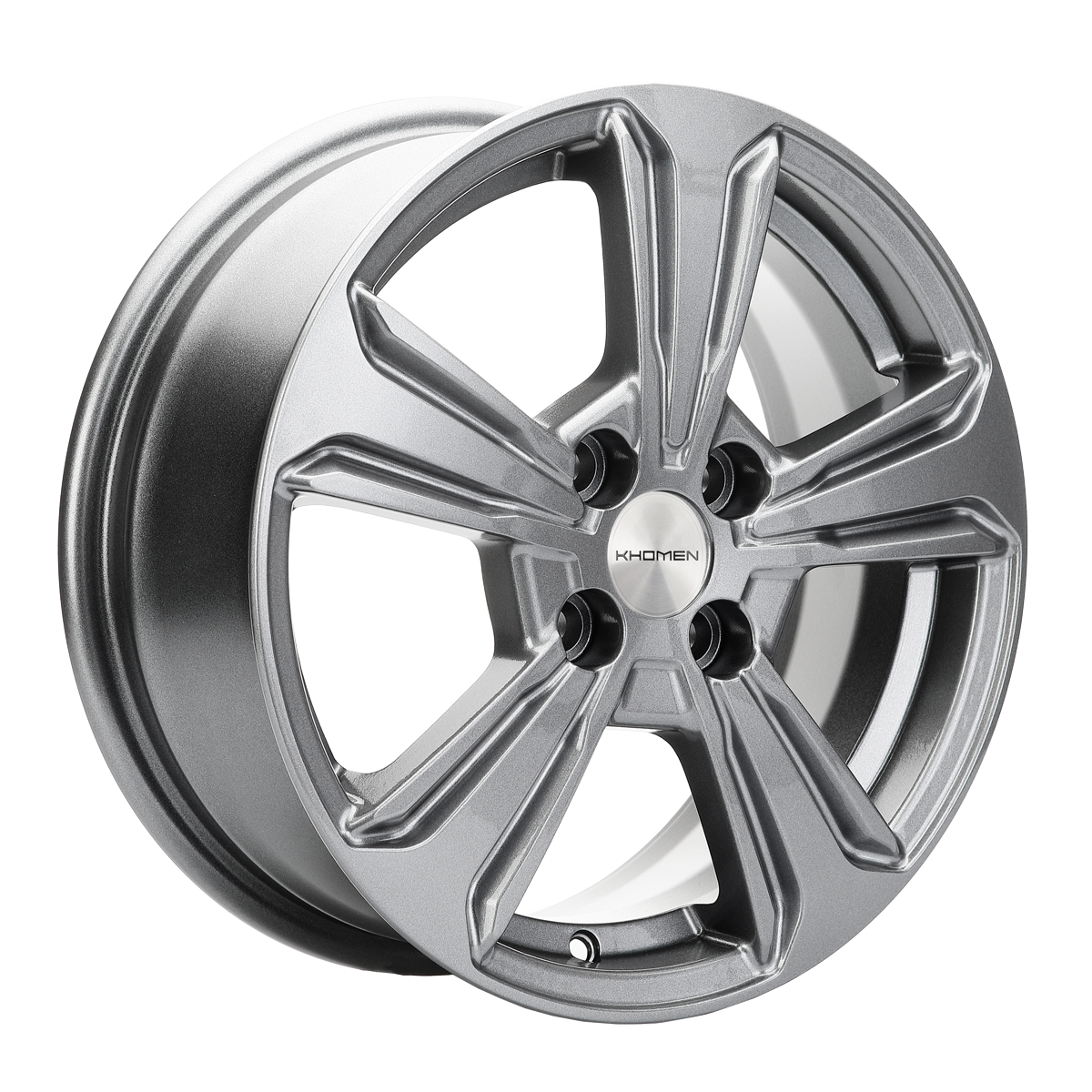 Диск литой Khomen Wheels KHW1502 (Vesta/Almera) 15x6.0J/4x100 D60.1 ET50 Gray для RENAULT Modus