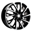 Диск литой Khomen Wheels KHW1804 (Chery Tiggo 3/Tiggo 3 Pro) 18x7.5J/5x108 D60.1 ET45 Black-FP