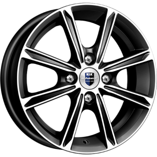 Диск литой КиК Флэш 13x5.0J/4x98 D58.6 ET35 алмаз черный