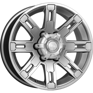 Диск литой КиК Полюс 16x7.5J/6x139.7 D111.6 ET5 блэк платинум