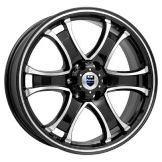 Диск литой КиК Балеар 18x8.0J/6x139.7 D106.1 ET25 АЛМАЗЧЕРНЫЙ