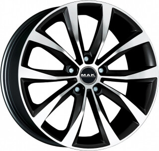 Диск литой MAK Wolf 18x8.0J/5x110 D65.1 ET40 Black mirror