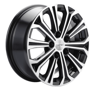 Диск литой Khomen Wheels KHW1610 (ZV 16_Octavia) 16x6.5J/5x112 D57.1 ET46 Black-FP