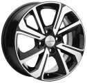 Диск литой Khomen Wheels KHW1501 (Vesta/Almera) 15x6.0J/4x100 D60.1 ET50 Black-FP