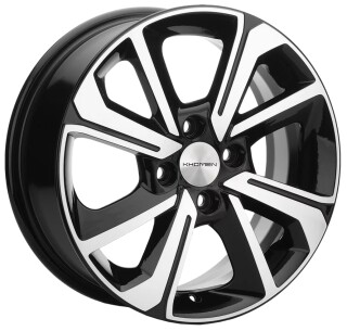 Диск литой Khomen Wheels KHW1501 (Vesta/Almera) 15x6.0J/4x100 D60.1 ET50 Black-FP