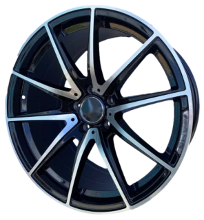 Диск литой Replica FR MR 443 20x9.5J/5x112 D66.6 ET40 Black Machined Face