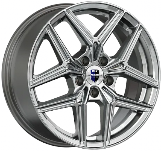 Диск литой КиК Юнион 17x7.0J/5x108 D63.3 ET50 дарк платинум