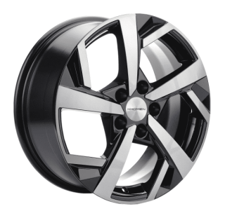 Диск литой Khomen Wheels 1712 17x7.0J/5x114.3 D66.1 ET45 Black-FP