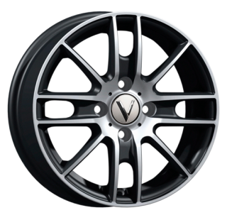 Диск литой K7 K173 14x5.5J/4x100 D60.1 ET43 алмаз черный