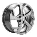 Диск литой Khomen Wheels KHW1712 (Jetta) 17x7.0J/5x112 D57.1 ET54 G-Silver