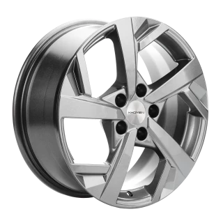 Диск литой Khomen Wheels KHW1712 (Jetta) 17x7.0J/5x112 D57.1 ET54 G-Silver