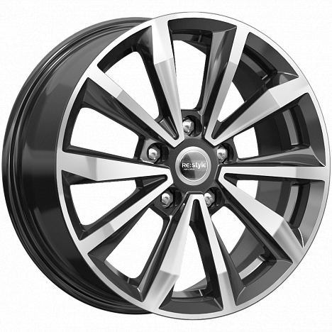 Диск литой КиК КС974 16x6.5J/5x112 D57.1 ET46 алмаз черный