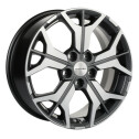 Диск литой Khomen Wheels KHW1715 (i40) 17x7.0J/5x114.3 D67.1 ET45 Black-FP