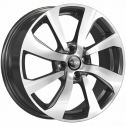 Диск литой КиК КС893 16x6.0J/4x100 D54.1 ET49 алмаз черный