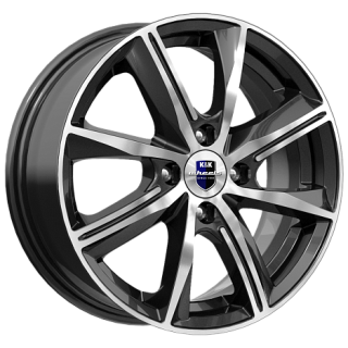 Диск литой КиК Арнар 15x6.0J/4x100 D54.1 ET46 Алмаз черный SK