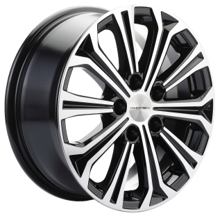Диск литой Khomen Wheels 1610 16x6.5J/5x108 D63.3 ET50 Black-FP
