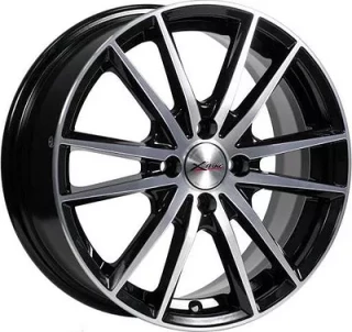 Диск литой X'trike X-129 16x6.5J/4x100 D54.1 ET48 BK/FP