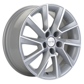 Диск литой Khomen Wheels Venti 1507 15x6.0J/5x100 D57.1 ET38 Silver-FP