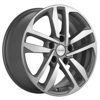 Диск литой Khomen Wheels 1612 16x6.5J/5x114.3 D67.1 ET45 F-Silver-FP