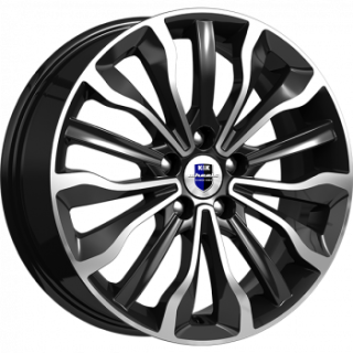 Диск литой КиК Атакама 17x6.5J/5x114.3 D67.1 ET45 алмаз чёрный