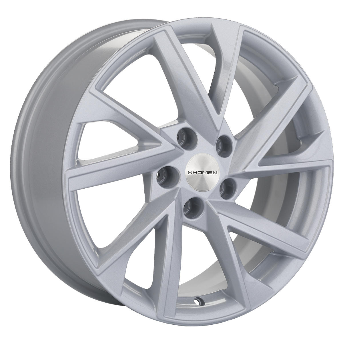 Диск литой Khomen Wheels KHW1714 (DFM580) 17x7.0J/5x110 D67.1 ET45 F-Silver для JEEP