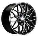 Диск литой Khomen Wheels KHW1902 (3/4/5/6 series) 19x8.5J/5x112 D66.6 ET30 Black-FP