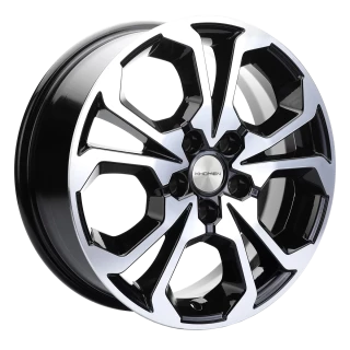 Диск литой Khomen Wheels KHW1711 (Haval F7/F7x) 17x6.5J/5x114.3 D64.1 ET40 Black-FP