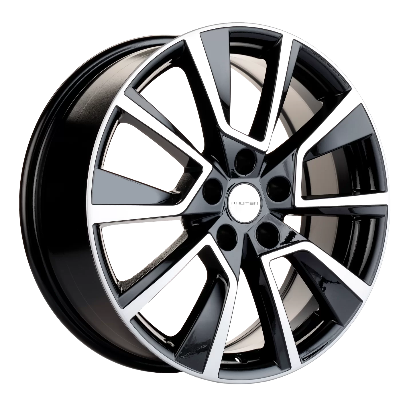 Диск литой Khomen Wheels KHW1802 (Coolray) 18x7.0J/5x114.3 D54.1 ET50 Black-FP