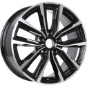 Диск литой КиК Лацио (КС964) 17x7.5J/5x114.3 D60.1 ET45 алмаз черный