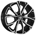 Диск литой Khomen Wheels KHW1907 19x7.5J/5x114.3 D64.1 ET50 Black-FP
