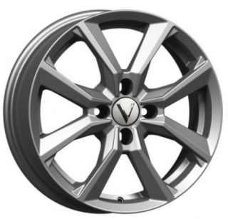 Диск литой Вектор B271 16x6.0J/4x100 D67.1 ET45 Сильвер S