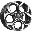Диск литой КиК КС878 16x6.5J/5x108 D63.3 ET50 алмаз черный
