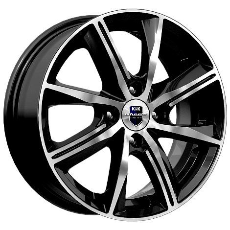 Диск литой КиК Арнар 15x6.0J/4x98 D58.5 ET35 алмаз черный