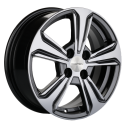 Диск литой Khomen Wheels KHW1502 15x6.0J/4x100 D60.1 ET50 G-Silver-FP