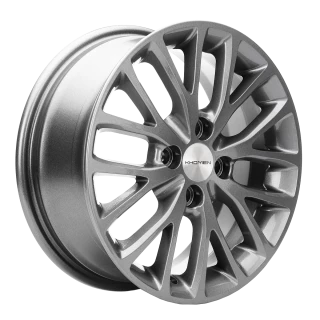 Диск литой Khomen Wheels KHW1506 (Logan) 15x6.0J/4x100 D60.1 ET40 Gray