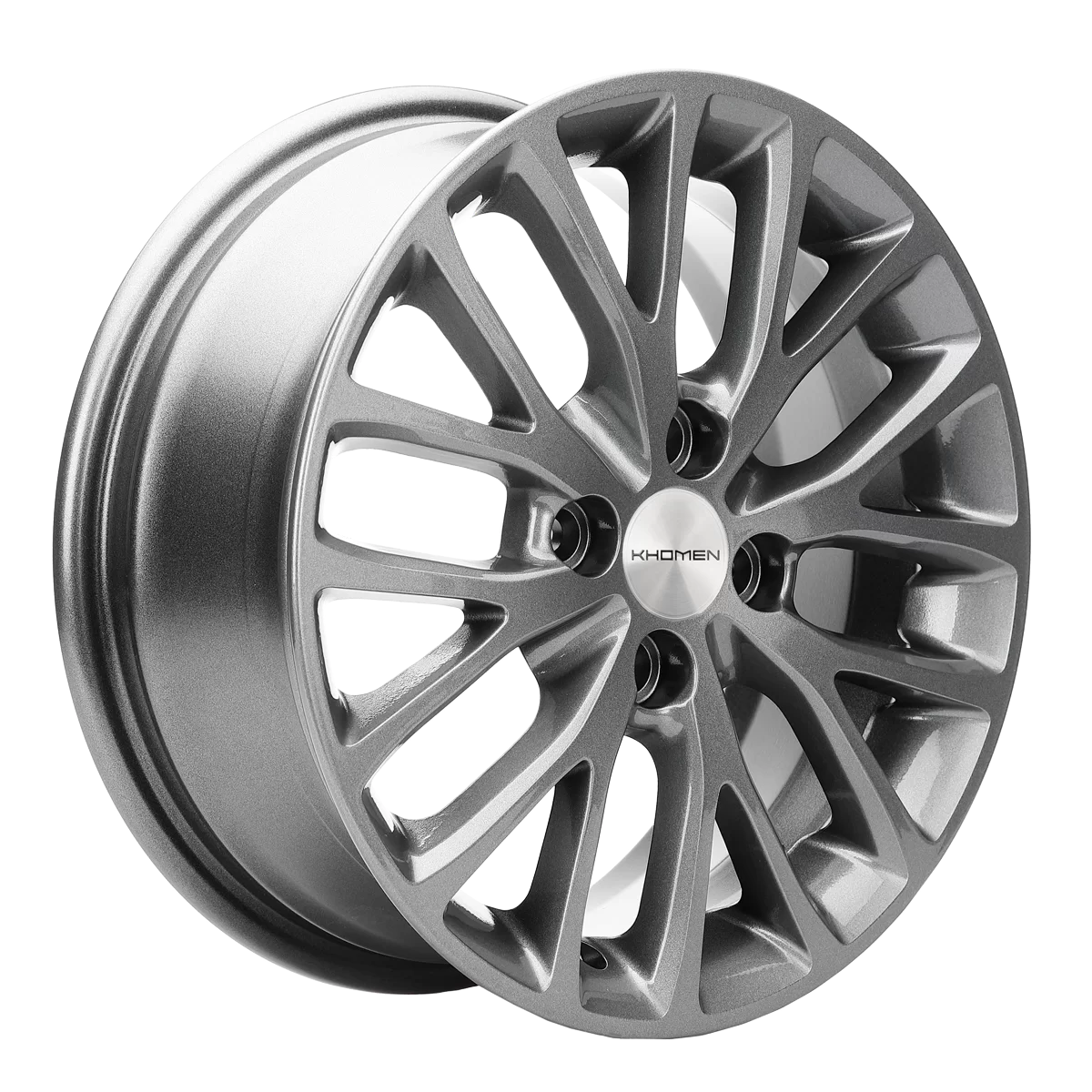 Диск литой Khomen Wheels KHW1506 (Logan) 15x6.0J/4x100 D60.1 ET40 Gray
