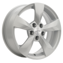 Диск литой Khomen Wheels 1504 15x6.0J/5x100 D57.1 ET38 F-Silver