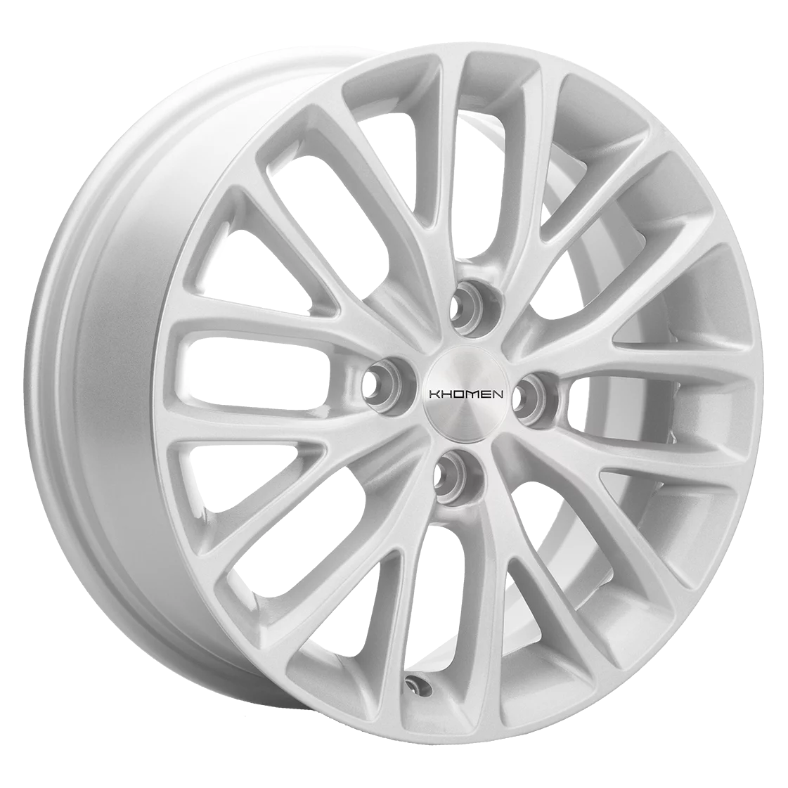 Диск литой Khomen Wheels KHW1506 (Logan) 15x6.0J/4x100 D60.1 ET40 F-Silver
