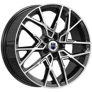 Диск литой КиК Вудроф 18x7.0J/5x114.3 D67.1 ET38 алмаз чёрный