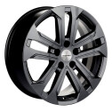 Диск литой Khomen Wheels KHW1803 (Sportage) 18x7.0J/5x114.3 D67.1 ET48.5 Dark Chrome