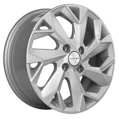 Диск литой Khomen Wheels KHW1402 (Solaris/Rio) 14x5.5J/4x100 D67.1 ET43 F-Silver