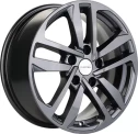 Диск литой Khomen Wheels KHW1612 (DFM 580) 16x6.5J/5x110 D67.1 ET45 Gray