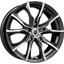 Диск литой КиК Твист 17x7.5J/5x120 D72.6 ET34 алмаз черный