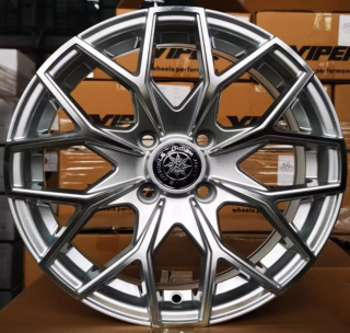 Диск литой VIVE V-06 15x6.5J/4x100 D73.1 ET40 Silver Machined
