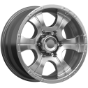 Диск литой КиК Байконур 16x8.0J/6x139.7 D110.1 ET20 дарк платинум