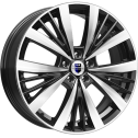 Диск литой КиК Марвел 19x7.5J/5x108 D67.1 ET45 алмаз черный